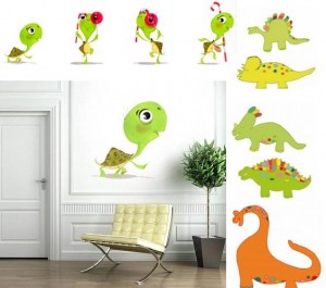 виниловые наклейки в детской 005